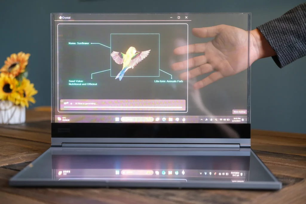 Lenovo Trasparent Laptop - fonte: TheVerge