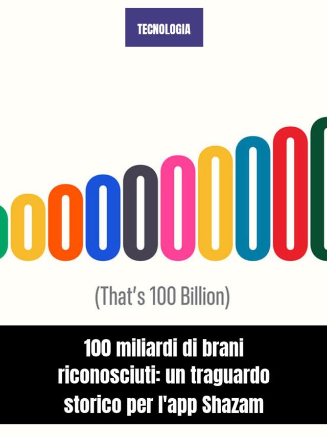 100 miliardi di brani riconosciuti: un traguardo storico per l’app Shazam
