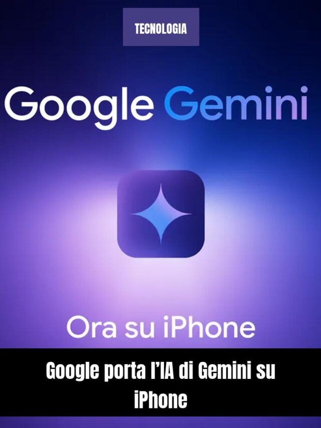 Google porta l’IA di Gemini su iPhone