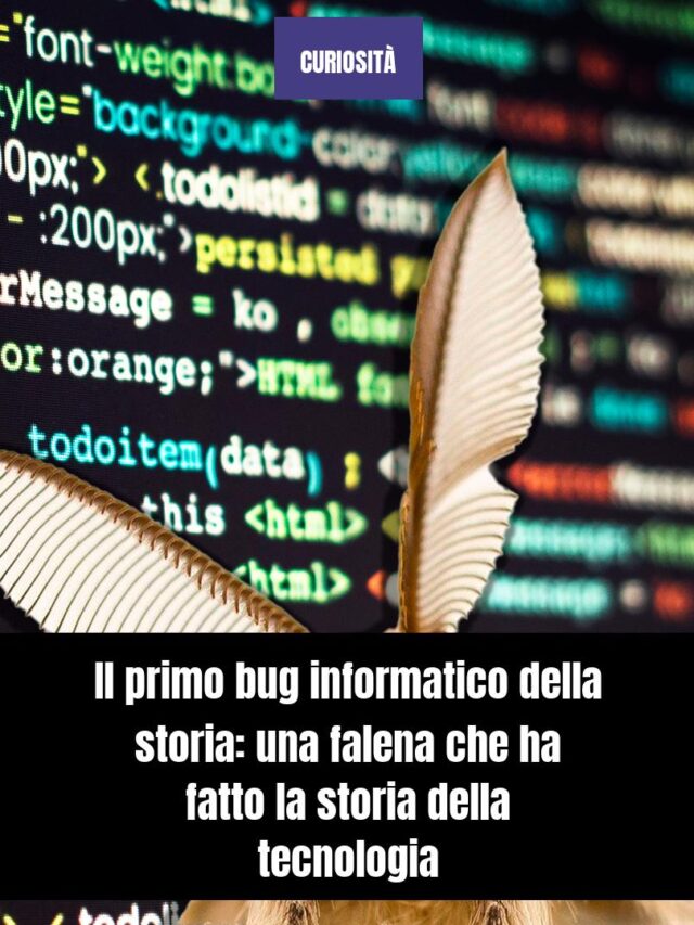 Il primo bug informatico della storia: una falena che ha fatto la storia della tecnologia